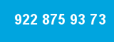 922 875 93 73 922 875 93 73